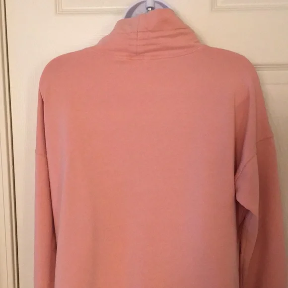 Adorable Pink Cowl Neck Sweatshirt - Picture 10 of 15